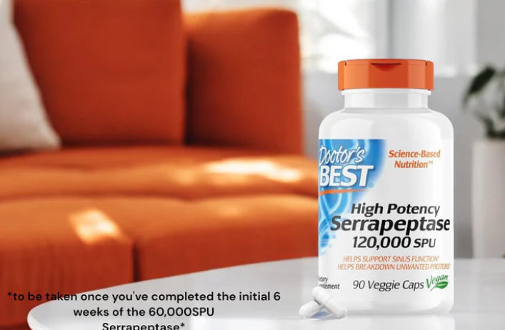 6 WEEKS+/2ND STEP‼️ Serrapeptase WITH UNLIMITED 6 Month CONSULTS‼️ (Tubal Ligation Repair, Fibroids, Endometriosis, Blocked/Scarred Tubes, SEVERE Infertility, Ovary & Uterus Repair etc.,)120,000SPU