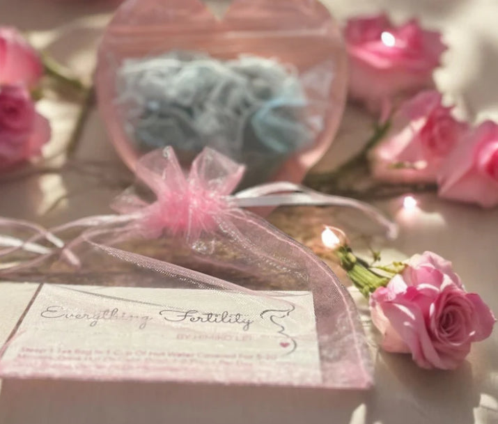 Sample❤️ - Himiko’s Fertility Support Tea (Kick Start Your Journey To Healing) - Optional Heart Shaped Tea Infuser❤️