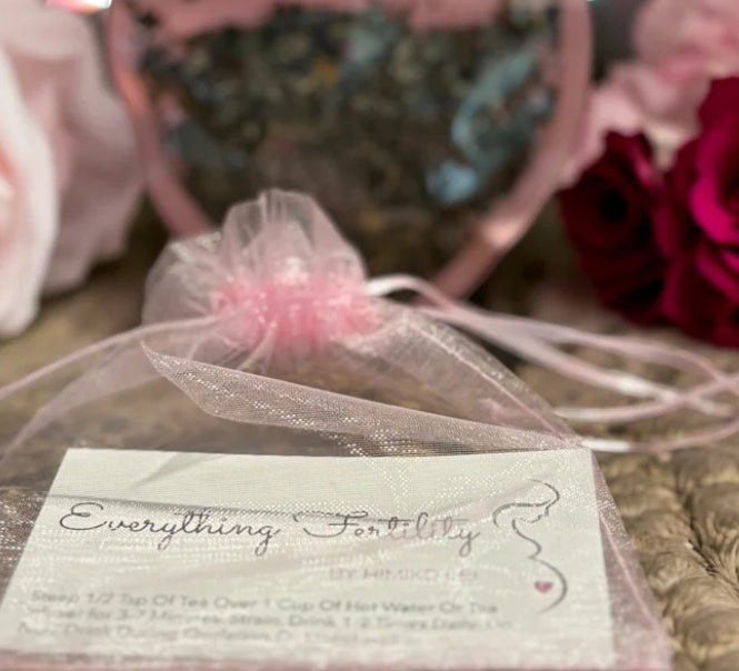 Sample❤️ - Himiko’s Fertility Support Tea (Kick Start Your Journey To Healing) - Optional Heart Shaped Tea Infuser❤️